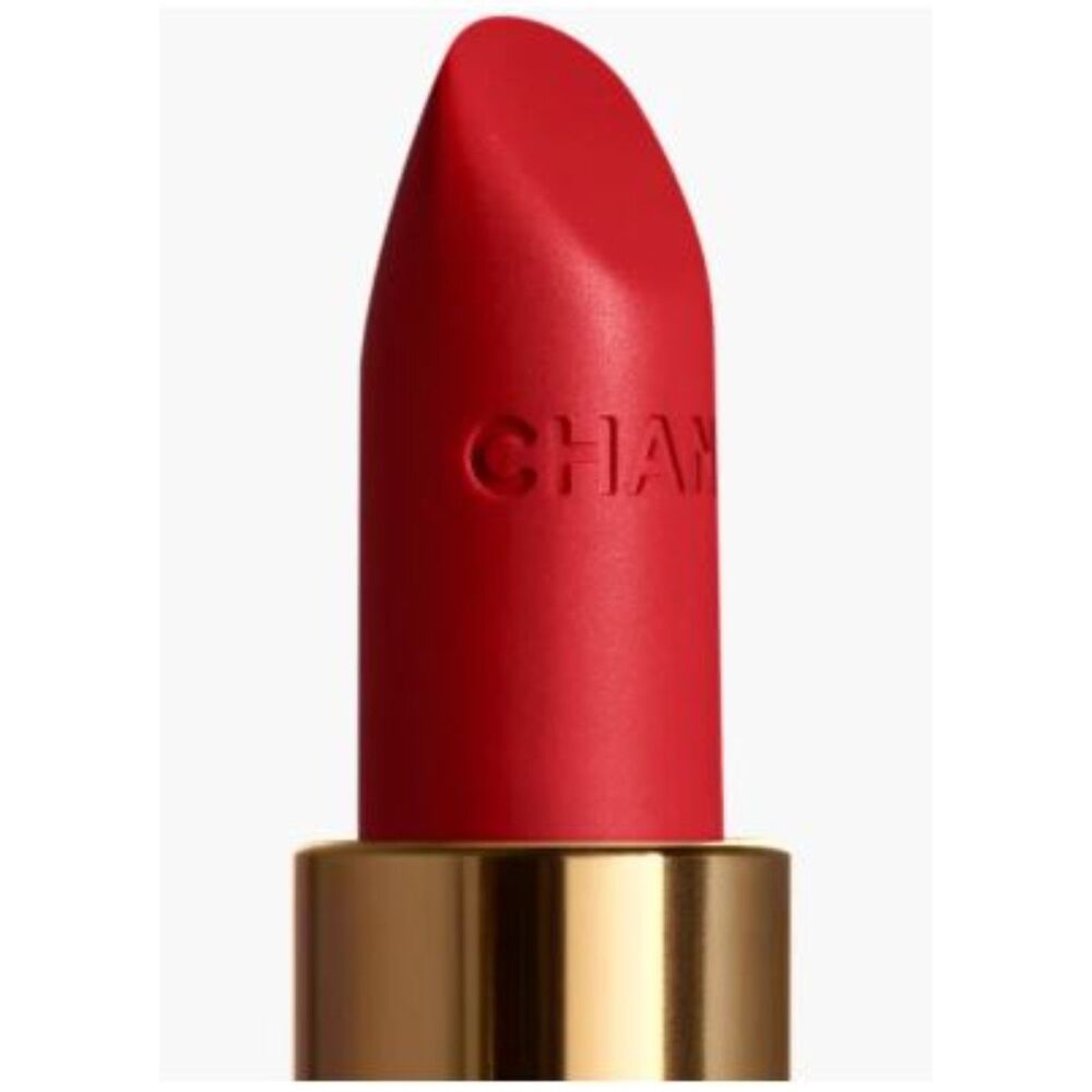 Chanel Rouge Allure Velvet lip stick in shade 56 Rouge Charnel lipstick makeup - Picture 2 of 3
